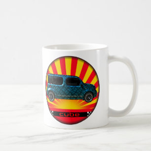 Caneca de café do cubo