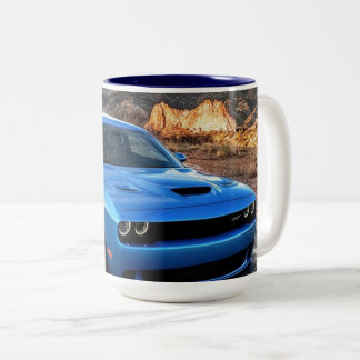 Caneca de café do desafiador do Hellcat de Dodge
