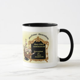 Caneca de café do descendente de Mayflower