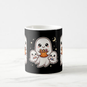 Caneca de Café do Dia das Bruxas da Família de Fan