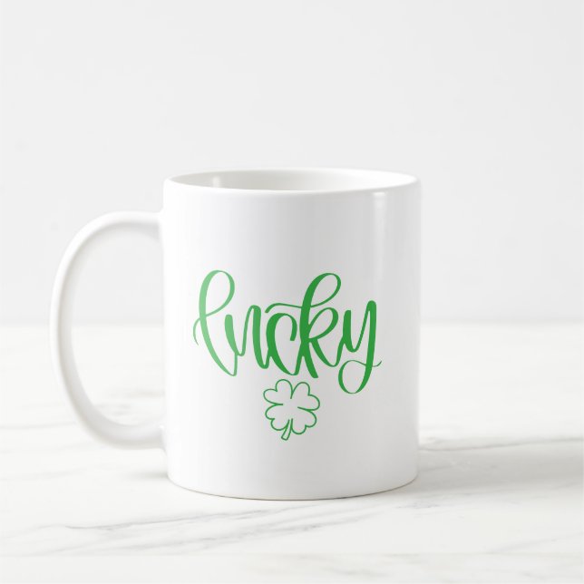 Caneca de café do Dia de São Patrício (Esquerda)