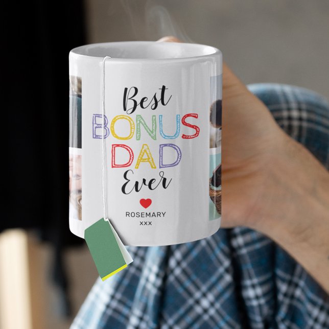 Caneca de Café do Dia dos Pais Bonus Dad (Criador carregado)