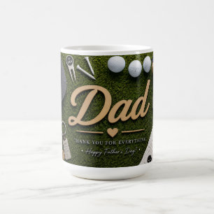 Caneca de café do Dia dos Pais Golf Dad