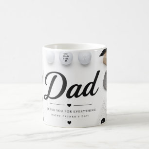 Caneca de café do Dia dos Pais Golf Dad