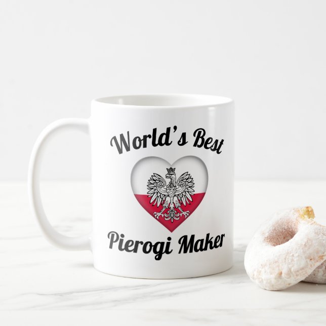 Caneca de café do fabricante do Pierogi do mundo a (Com Donut)