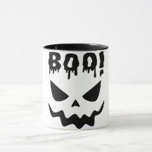 Caneca de Café do Fantasma do Boo no Halloween