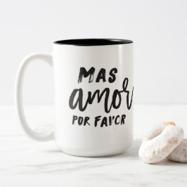 Caneca de café do favor do Mas Amor Por