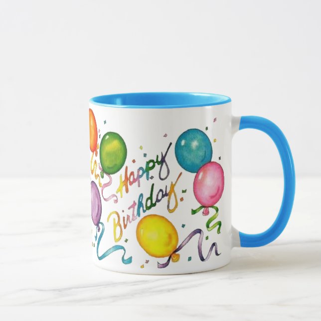 Caneca de café do feliz aniversario (Direita)
