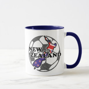 Caneca de café do futebol de Nova Zelândia