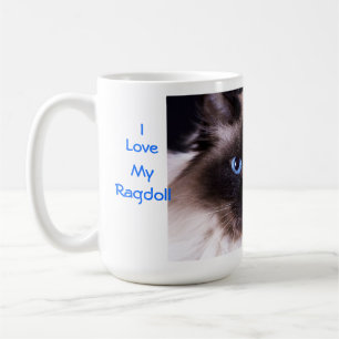 Caneca de café do gato de Ragdoll