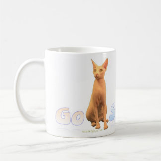 Caneca de café do gato de Sphynx