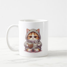 Caneca de Café do Gato Mal-Humorado Não Hoje Prese