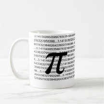 Caneca de café do geek da matemática do Pi 3,14