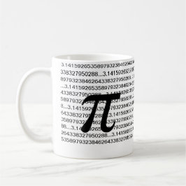 Caneca de café do geek da matemática do Pi 3,14