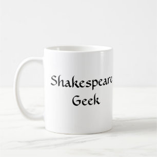 Caneca de café do geek de Shakespeare