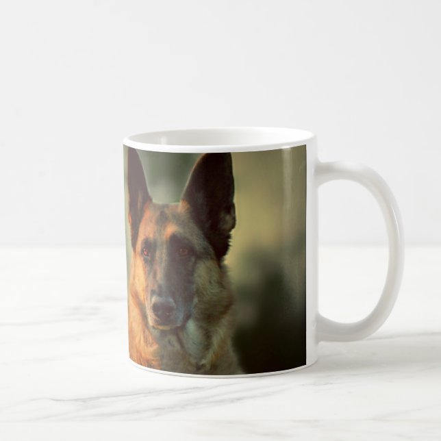 Caneca de café do german shepherd (Direita)