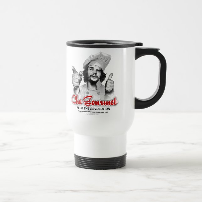 Caneca de café do gourmet da viagem ao trabalho de (Direita)