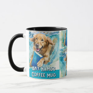 Caneca de Café do Grande Livro do Cão Correndo
