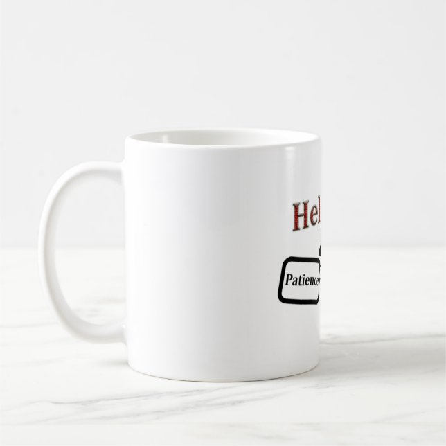 Caneca de café do Help Desk de Natal Presente (Esquerda)