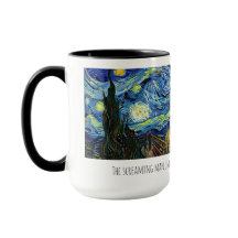 Caneca de café do homem estrelado.