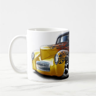 Caneca de café do hot rod