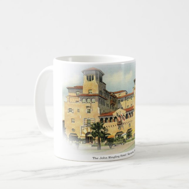 Caneca de Café do Hotel Ringling (Frente Esquerda)