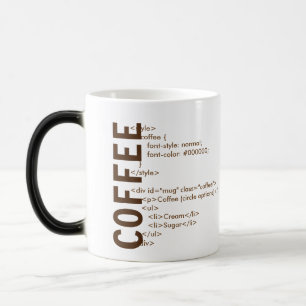 Caneca de café do HTML