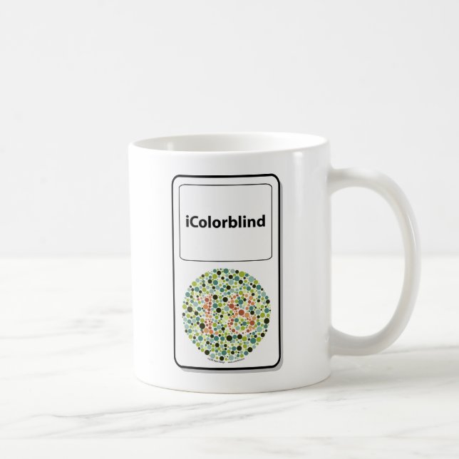 caneca de café do iColorblind (Direita)