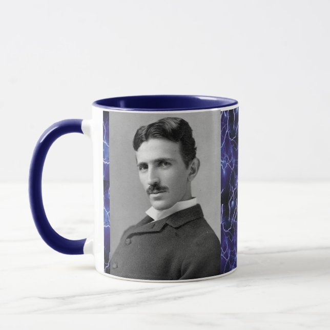 Caneca de café do inventor de Nikola Tesla (Esquerda)