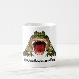 Caneca de café do jacaré