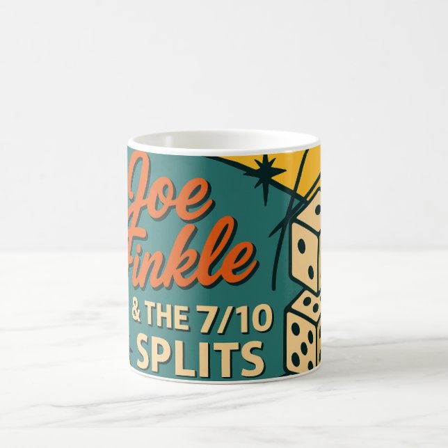Caneca de Café do Joe Finkle & The 7/10 Splits Roc (Centro)