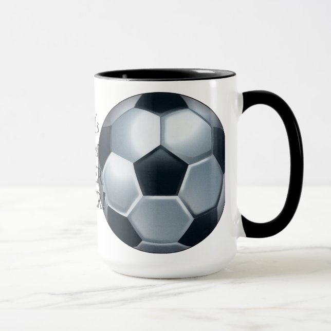 Caneca de café do jogador de futebol do mundo a (Direita)