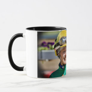 Caneca de café do jóquei Jackie Davis