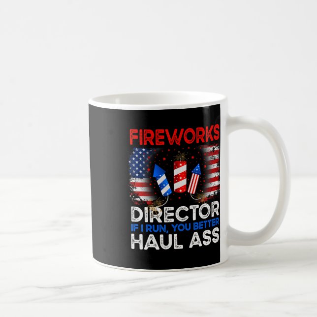 Caneca De Café Do Julho Men Fireworks Diretor Se Eu Lhe Executar  (Direita)