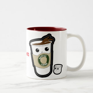 caneca de café do kawaii