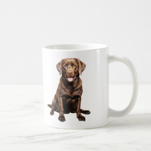 Caneca de Café do Labrador Chocolate
