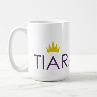 Caneca de café do logotipo da tiara
