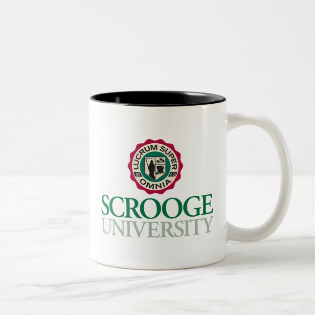 Caneca de café do logotipo da universidade de (Direita)