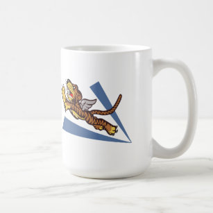 Caneca de café do logotipo de Flying Tigers