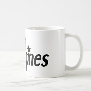 Caneca de café do logotipo dos motores de Ellwein