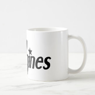 Caneca de café do logotipo dos motores de Ellwein