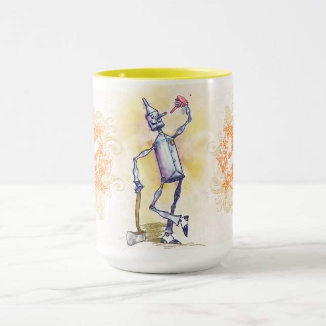CANECA DE CAFÉ DO MÁGICO DE OZ com o Homem de Lata (Centro)