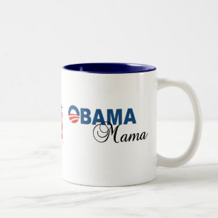 Caneca de café do Mama Logotipo de Obama