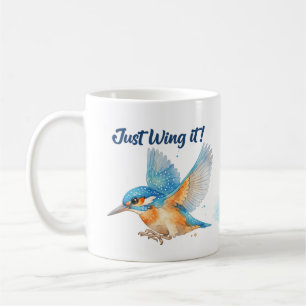 Caneca de Café do Martim-Pescador – Só Arrisque!