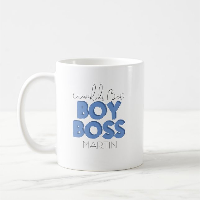 Caneca de Café do Melhor Chefe do Mundo (Esquerda)