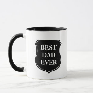 Caneca de café do melhor pai do mundo com citação