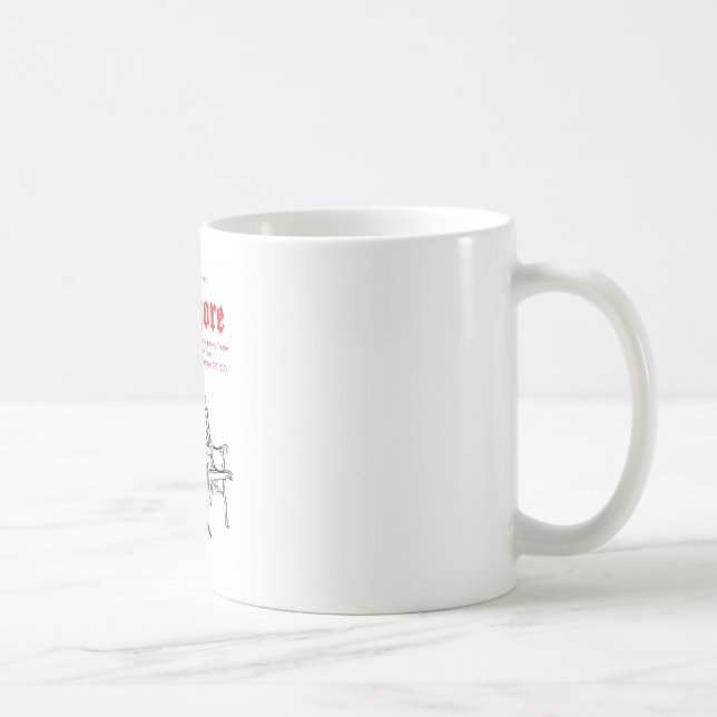Caneca de café do molde de Ruddigore (Direita)
