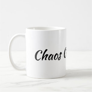 Caneca de café do #momlife do coordenador do caos