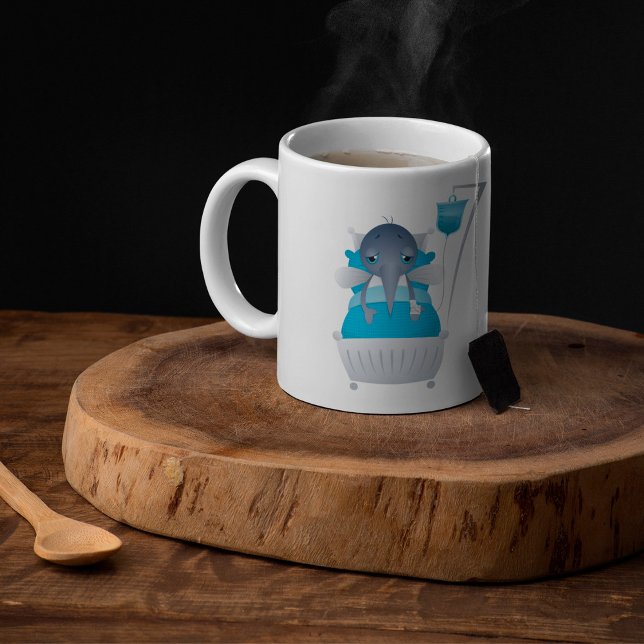 Caneca de Café do Mosquito Doente (Criador carregado)