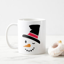 Caneca de café do Natal do boneco de neve